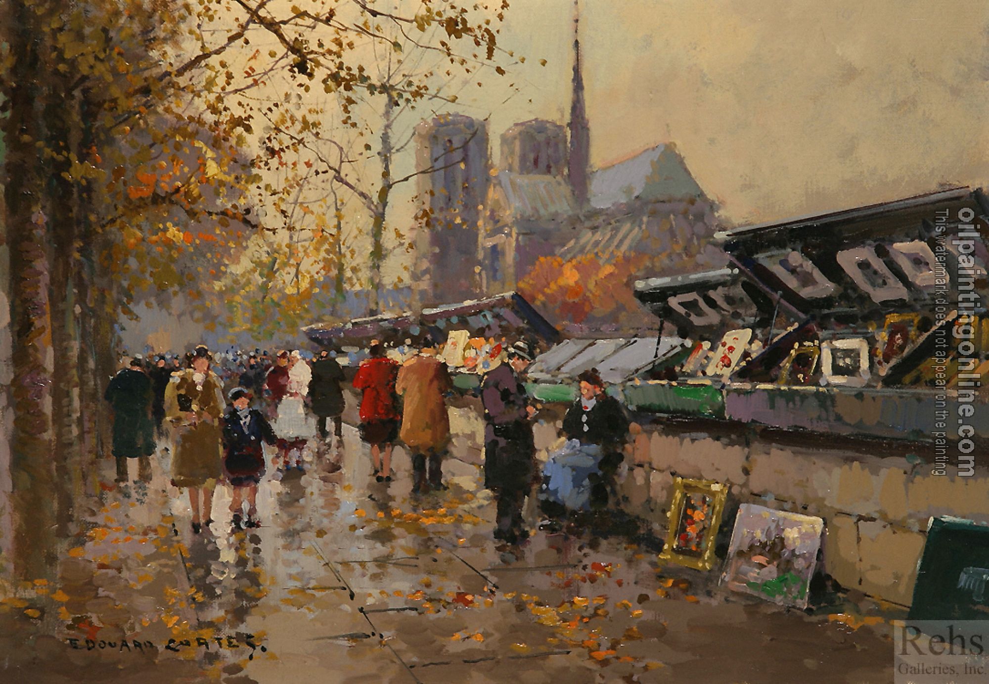 Edouard Cortes - Les Bouquinistes de Notre-Dame